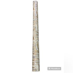 NEW Eco Handmade Paper 3 Sheets 30x22 Gift Wrap or Draw Liners Silver Gold White